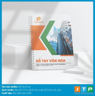In sổ tay lò xo thoe yêu cầu tại In Thịnh Phát